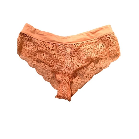 Auden Lace Panties* Peach * Sissy* Large* NWOT - Picture 1 of 5